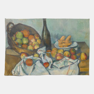 Paul Cezanne - Der Korb der Äpfel Geschirrtuch