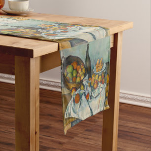 Paul Cezanne - Der Korb der Äpfel Kurzer Tischläufer