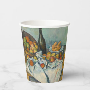 Paul Cezanne - Der Korb der Äpfel Pappbecher