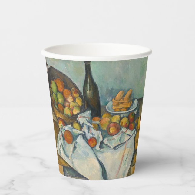 Paul Cezanne - Der Korb der Äpfel Pappbecher (Vorderseite)