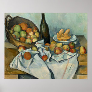 Paul Cezanne - Der Korb der Äpfel Poster