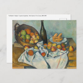 Paul Cezanne - Der Korb der Äpfel Postkarte