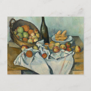 Paul Cezanne - Der Korb der Äpfel Postkarte