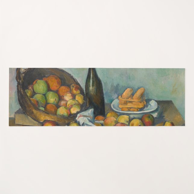 Paul Cezanne - Der Korb der Äpfel Yogamatte (Vorderseite (Horizontal))