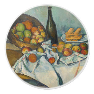 Paul Cezanne - Der Korb mit Äpfeln Keramikknauf