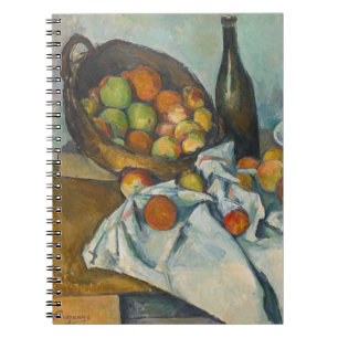 Paul Cezanne - Der Korb mit Äpfeln Notizblock