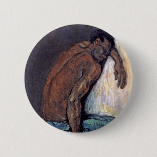 Paul Cezanne - Der Neger Scipio Feinmalerei Button