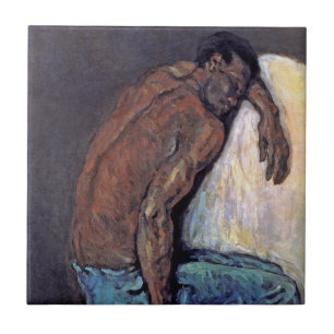 Paul Cezanne - Der Neger Scipio Feinmalerei Fliese