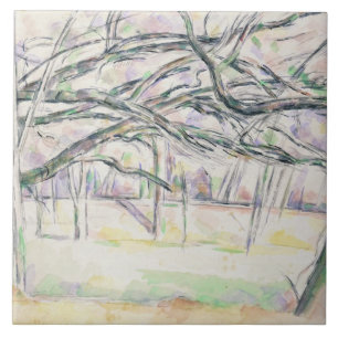 Paul Cezanne   der Obstgarten, c.1895 (w/c auf Fliese