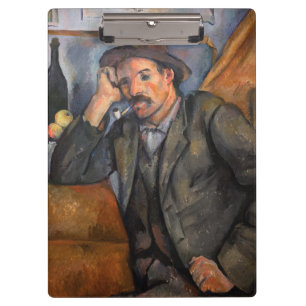 Paul Cezanne - Der Raucher Klemmbrett