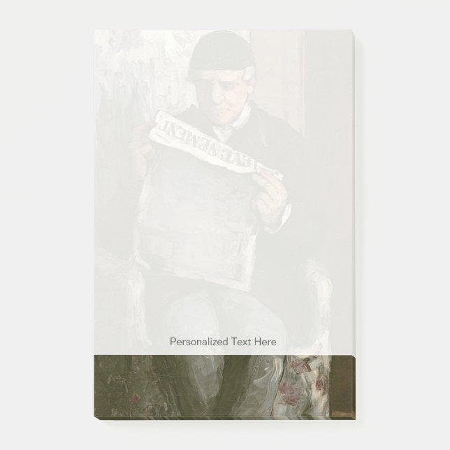 Paul Cezanne | der Vater des Künstlers, "L'� v� Post-it Klebezettel (Vorderseite)