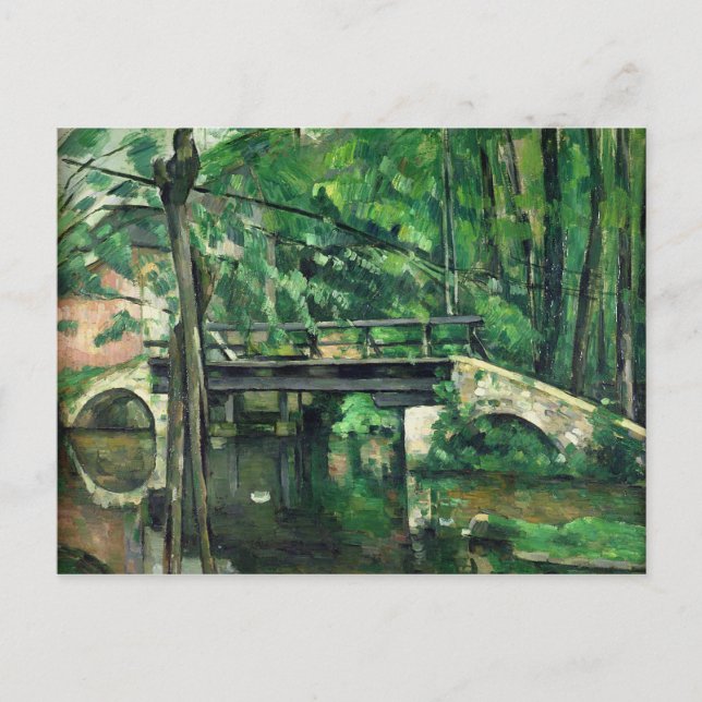 Paul Cezanne | Die Brücke in Maincy oder die Brück Postkarte (Vorderseite)