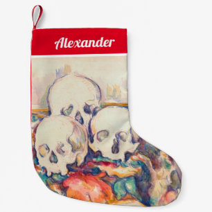 Paul Cezanne - Die drei Schädel Aquarell Kleiner Weihnachtsstrumpf