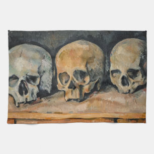 Paul Cezanne - Die drei Schädel Geschirrtuch