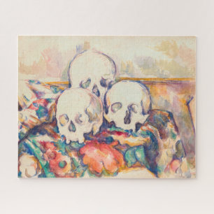 Paul Cezanne - Die drei Totenkopf-Aquarell Puzzle