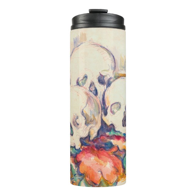 Paul Cezanne - Die drei Wasserfarben des Schädels Thermosbecher (Vorderseite)