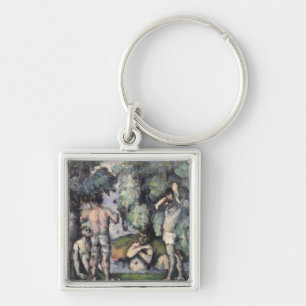 Paul Cezanne   die fünf Badegäste, c.1875-77 Schlüsselanhänger