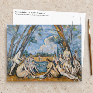 Paul Cezanne - Die großen Badenden Postkarte