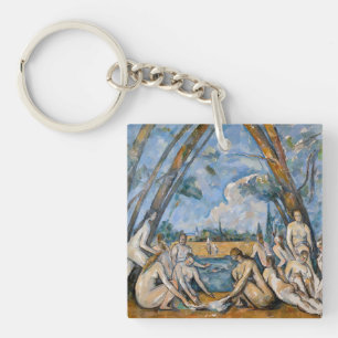 Paul Cezanne - Die großen Badenden Schlüsselanhänger