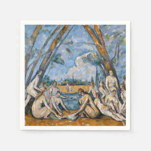 Paul Cezanne - Die großen Badenden Serviette