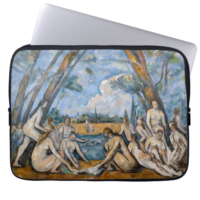 Paul Cezanne - Die großen Bathers Laptopschutzhülle (Vorderseite)