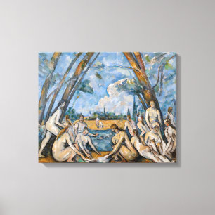 Paul Cezanne - Die großen Bathers Leinwanddruck