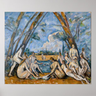 Paul Cezanne - Die großen Bathers Poster