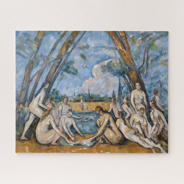 Paul Cezanne - Die großen Bathers Puzzle (Horizontal)