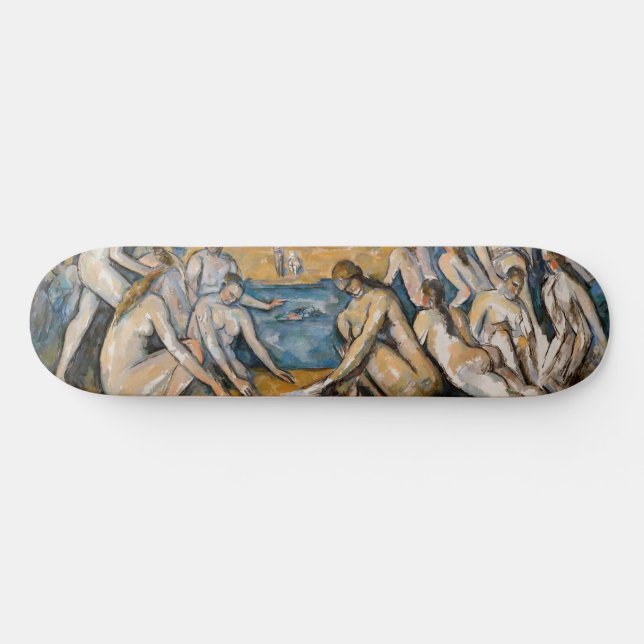 Paul Cezanne - Die großen Bathers Skateboard (Horizontal)