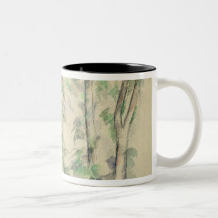 Paul Cezanne   die großen Bäume bei Jas de Zweifarbige Tasse