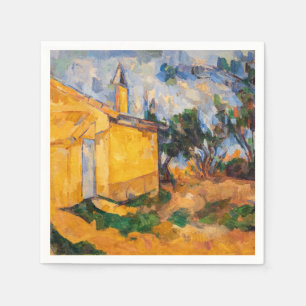 Paul Cezanne - Die Hütte von Jourdan Serviette