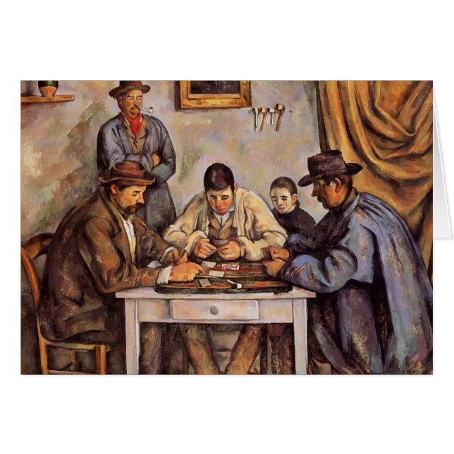 Paul Cezanne- die Kartenspieler (Vorderseite (Horizontal))
