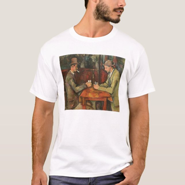 Paul Cezanne| Die Kartenspieler, 1893-1996 T-Shirt (Vorderseite)