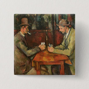 Paul Cezanne   die Kartenspieler, 1893-96 Button