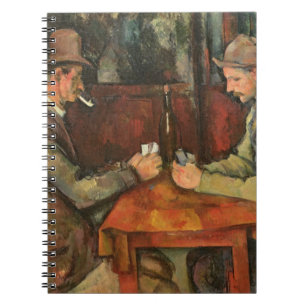 Paul Cezanne die Kartenspieler, 1893-96 Notizblock