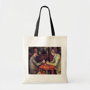 Paul Cezanne - Die Kartenspieler Feinmalerei Tragetasche