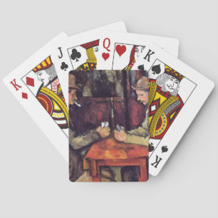 Paul Cezanne - Die Kartenspieler Fine Art Gemälde Spielkarten