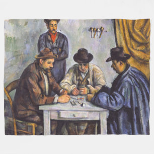 Paul Cezanne - Die Kartenspieler Fleecedecke