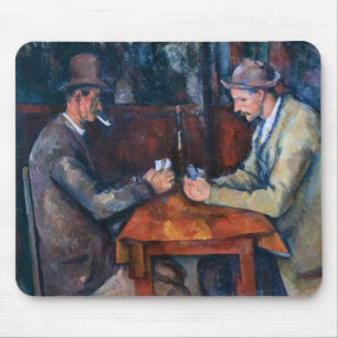 Paul Cezanne - Die Kartenspieler Mousepad