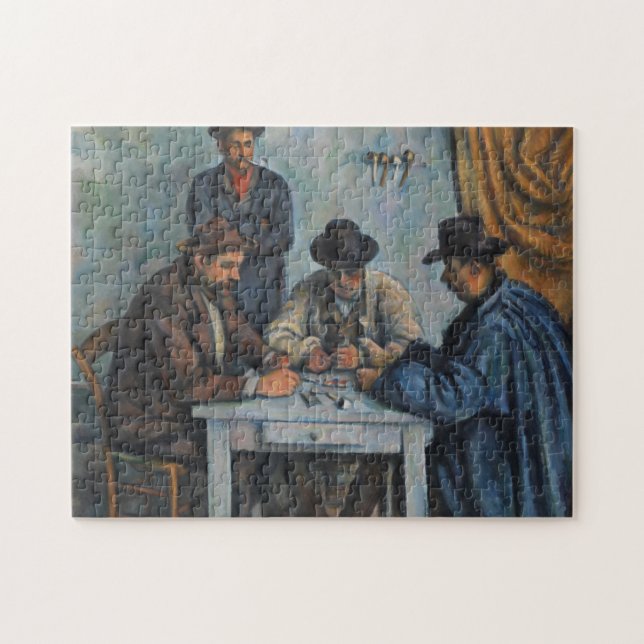 Paul Cezanne | die Kartenspieler Puzzle (Horizontal)