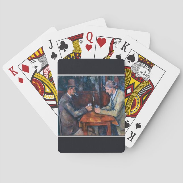 Paul Cezanne - Die Kartenspieler Spielkarten (Rückseite)