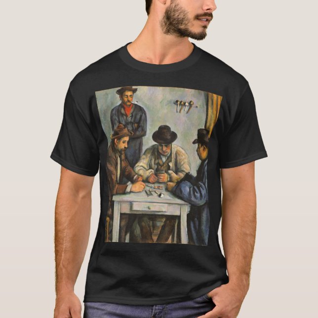 Paul Cezanne - Die Kartenspieler T-Shirt (Vorderseite)