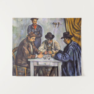 Paul Cezanne - Die Kartenspieler Wandteppich