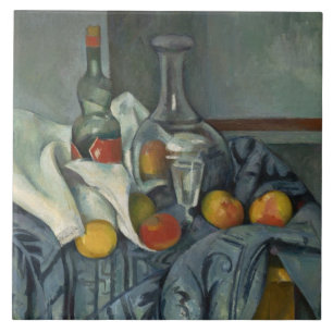 Paul Cezanne   die Pfefferminz-Flasche, 1893-95 Fliese