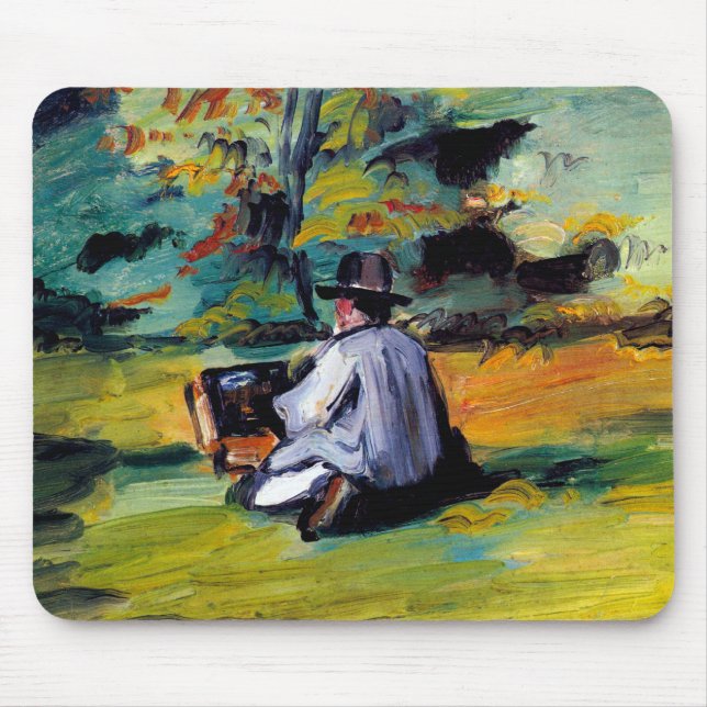 Paul Cezanne ein Maler an der Mousepad (Vorne)