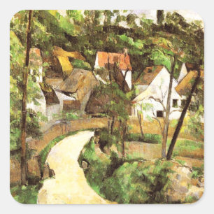 Paul Cezanne, eine Kurve Quadratischer Aufkleber