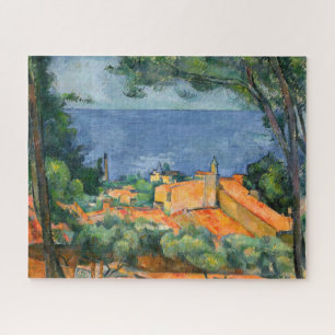 Paul Cezanne - Estaque mit roten Dächern Puzzle