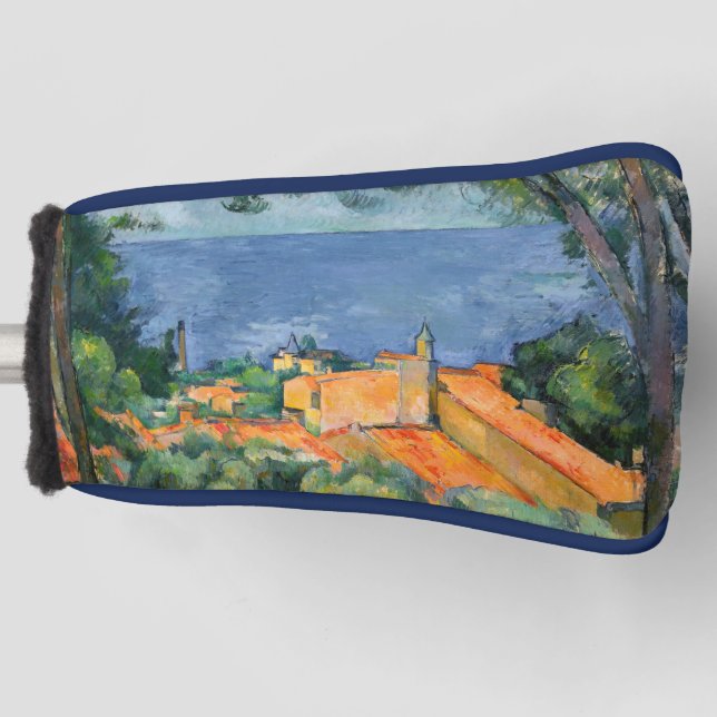 Paul Cezanne - Estaque mit Roten Roofs Golf Headcover (Vorderseite)