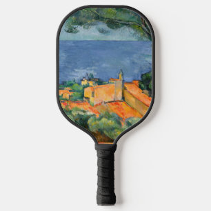 Paul Cezanne - Estaque mit Roten Roofs Pickleball Schläger