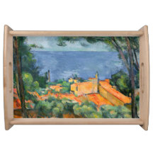 Paul Cezanne - Estaque mit Roten Roofs